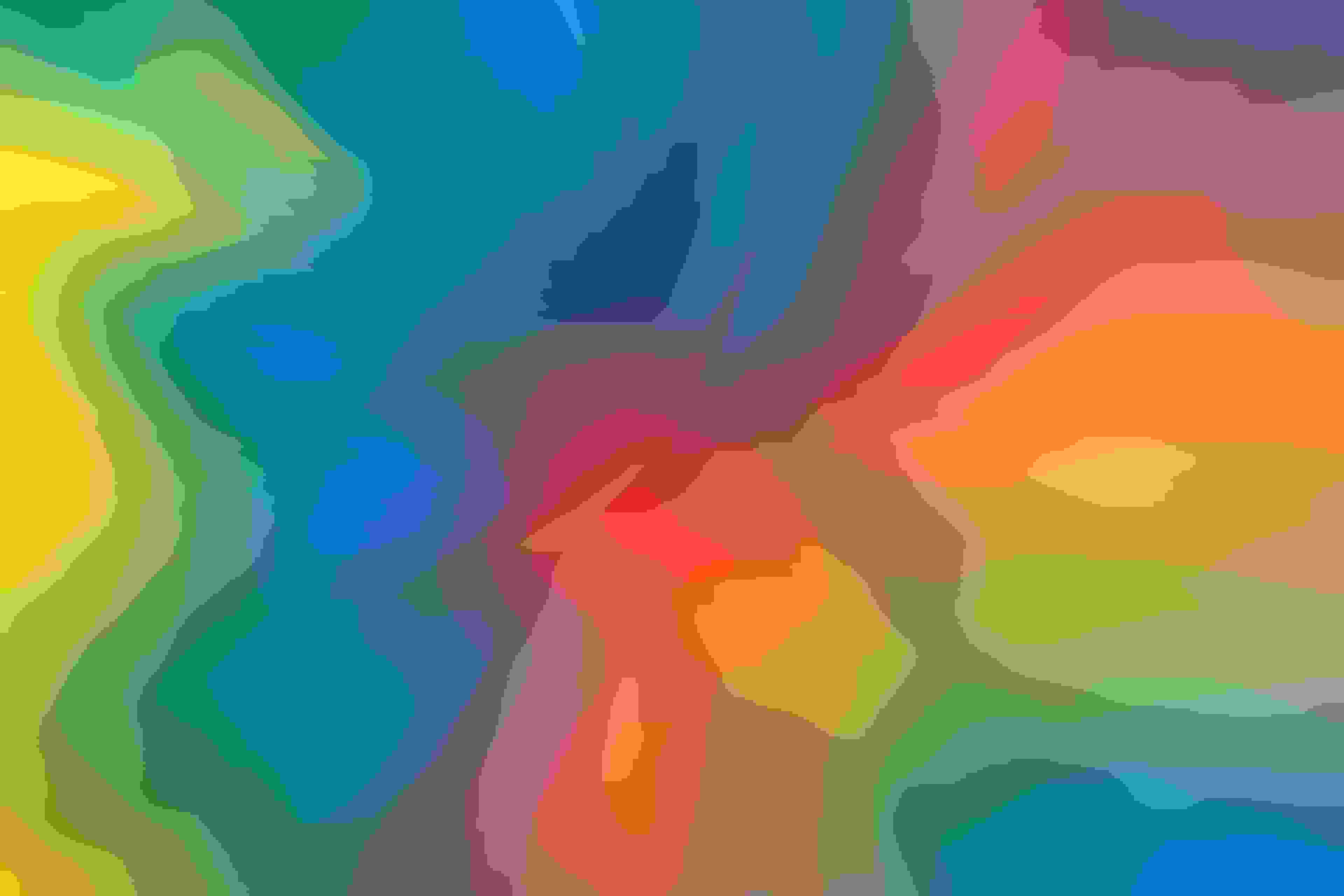 Stackomate background colors, a gradient including blue, red, green and yellow